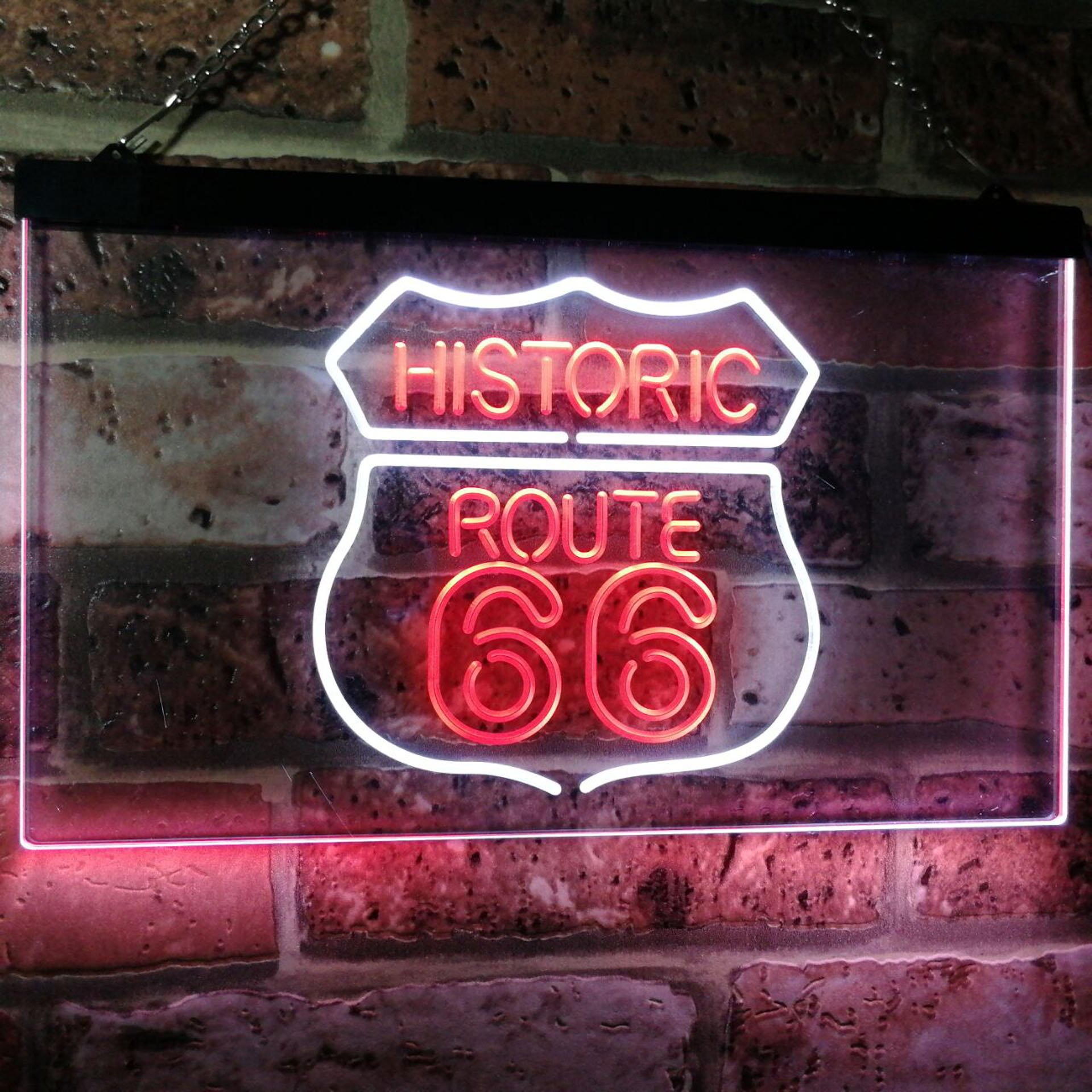Amazon | Route 66 Historic US The Mother Road Decoration Dual